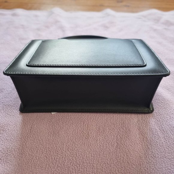 OFF-WHITE Jitney 1.4 Printed Leather Tote Bag in Black - Picture 8 of 9